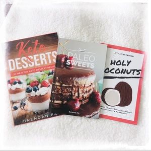 Keto Paleo Cookbooks Bundle of 3 EUC Softcover